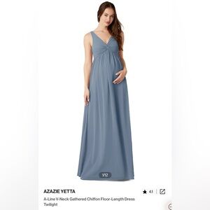 Azazie - Maternity Yetta Bridesmaids Dress in Twilight